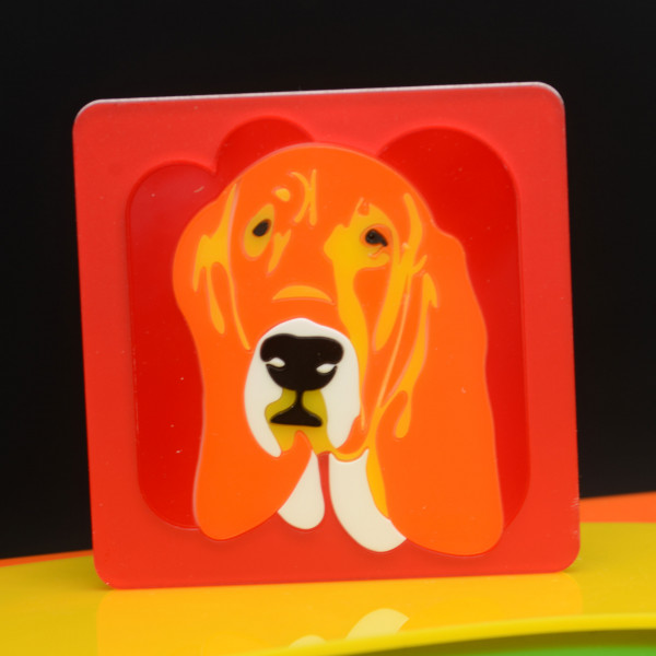 objet de déco basset