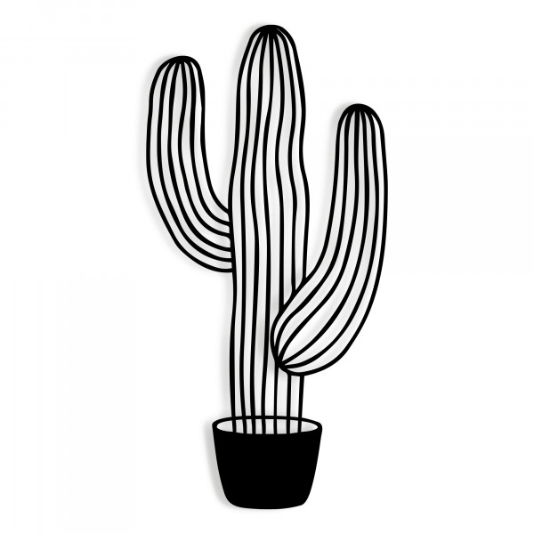 silhouette décorative cactus