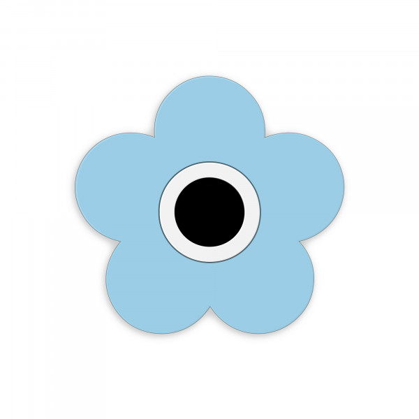 magnet fleur bleue