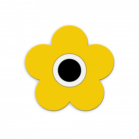 magnet fleur jaune