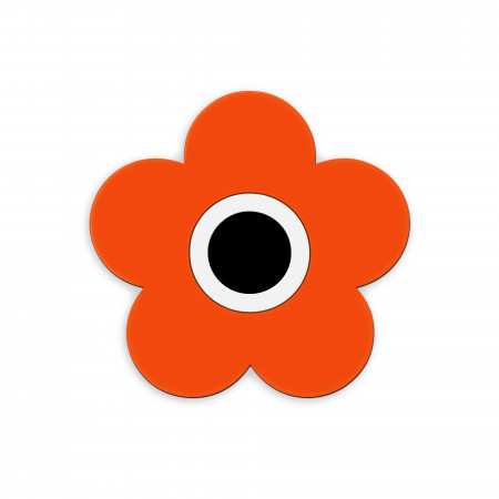 magnet fleur orange