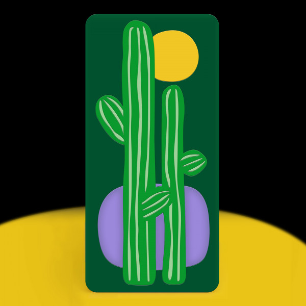 décoration murale cactus