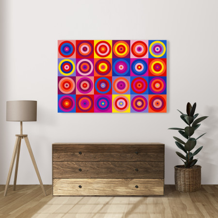 Tableau inspiration Kandinsky ambiance