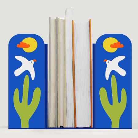 serre livre oiseau et cactus